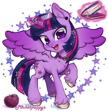 Fanart of Twilight from mlp