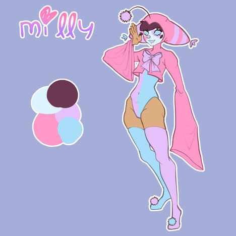 simple ref sheet for Milly